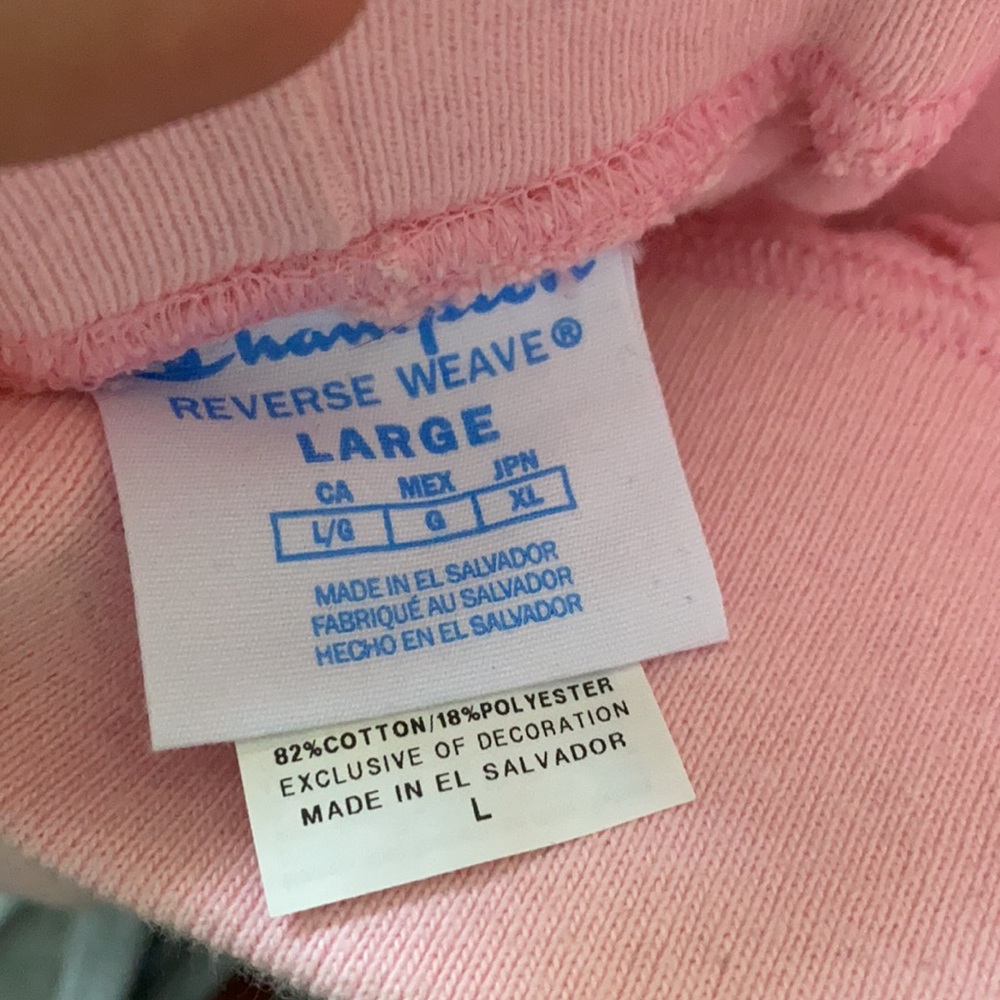 Pink Champion reverse weave joggers - Picture 6 of 6